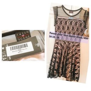 Tween Scene lace skater-style dress